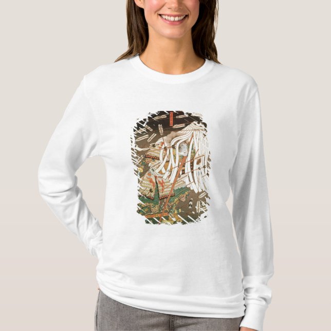 T-shirt O último suporte do clã de Kusanoki (Frente)