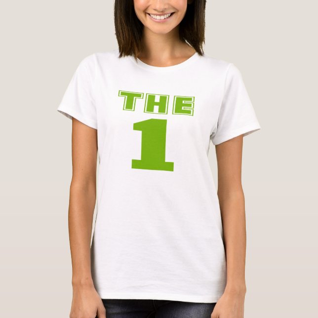 T-shirt O um verde (Frente)