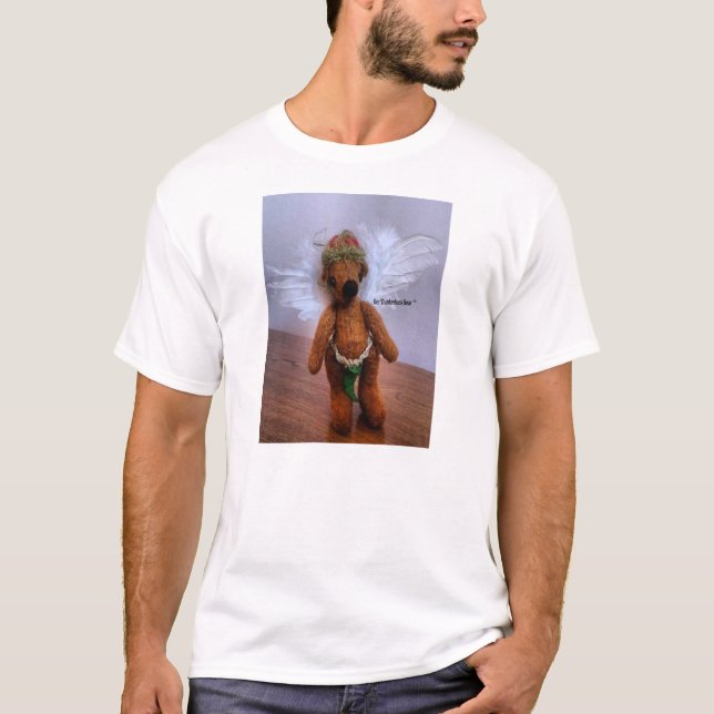 T-shirt O urso de Ker'Dunkedunk É um anjo. Sim! (Frente)