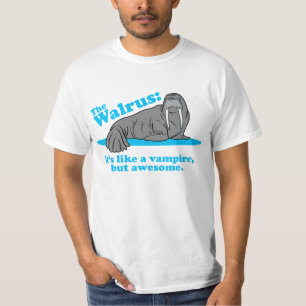 T-shirt O vampiro da morsa