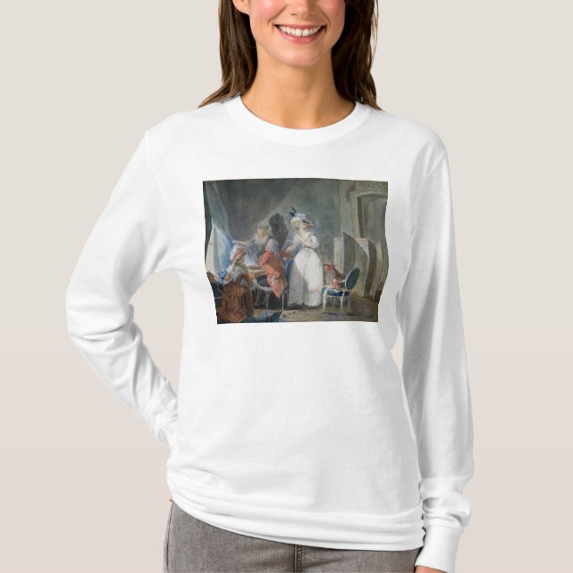 T-shirt O vendedor da forma (Frente)