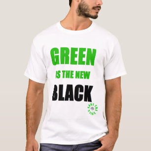 T-shirt O verde é o preto novo