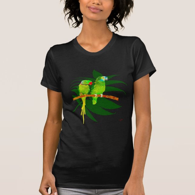 T-shirt O verde repete mecanicamente o roupa (Frente)