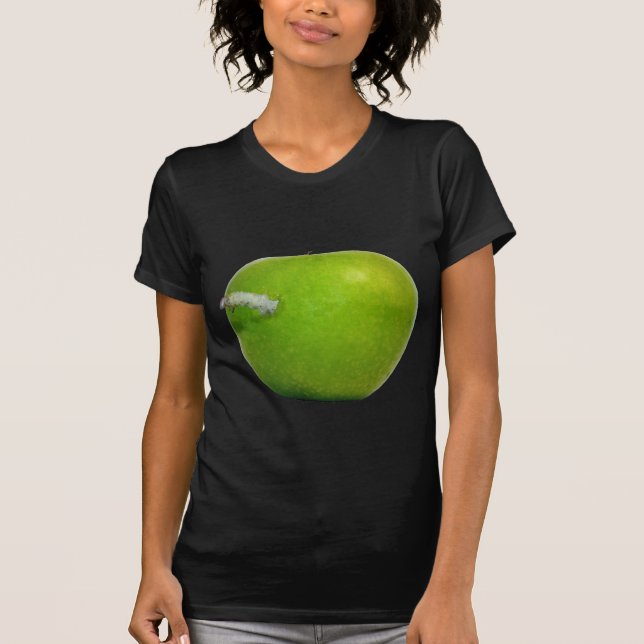 T-shirt O verme na maçã (Frente)