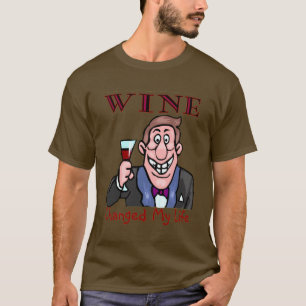 T-shirt O vinho mudou minha vida
