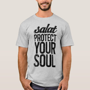 T-shirt O vintage Salat protege sua alma