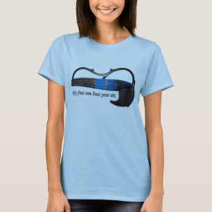 T-shirt O violino é melhor do que a guitarra