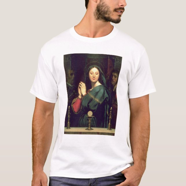 T-shirt O Virgin com o anfitrião, 1841 (Frente)