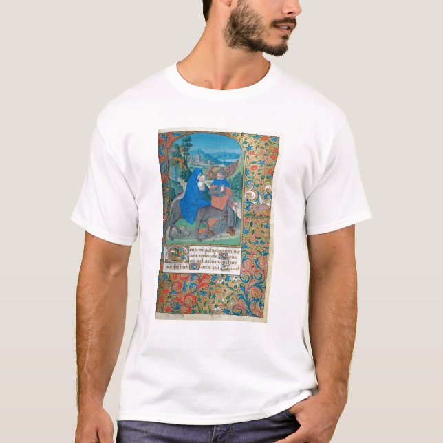T-shirt O vôo em Egipto (Frente)