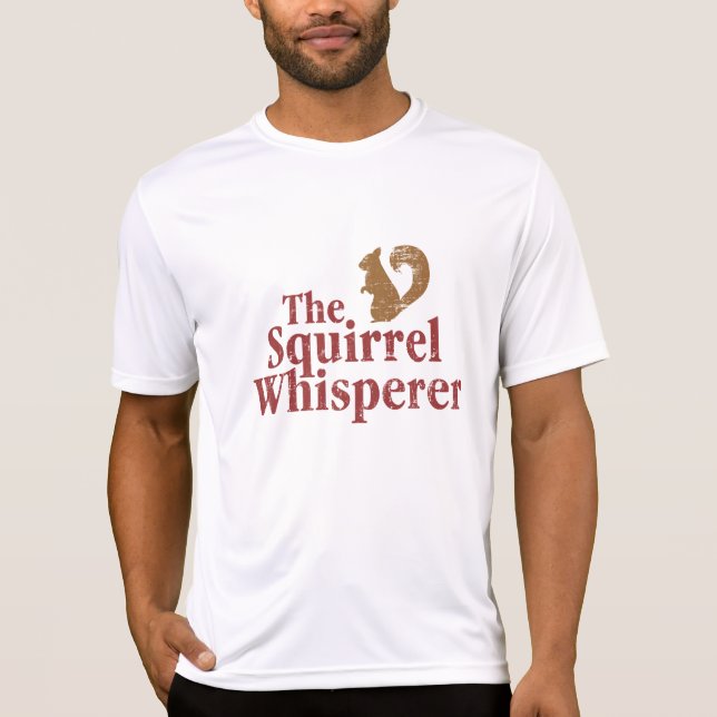 T-shirt O whisperer do esquilo (Frente)
