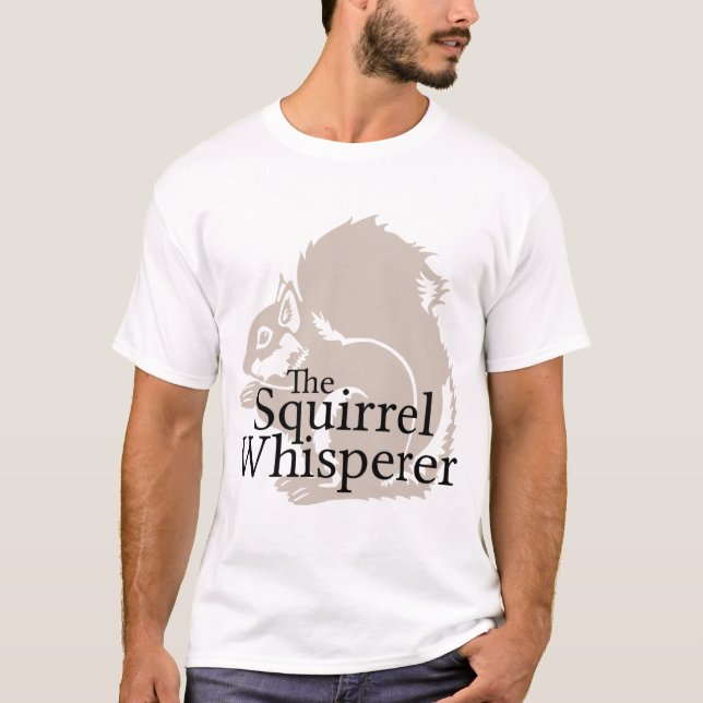 T-shirt O Whisperer do esquilo (Frente)