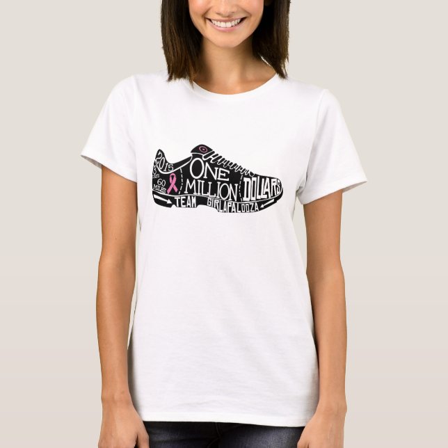 T-shirt O Wicking T das mulheres (funcionamentos pequenos! (Frente)