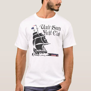 T-shirt O yacht club do tio Sam