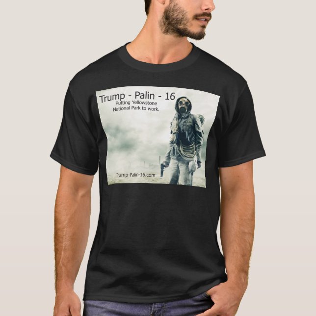 T-shirt O Yellowstone do trunfo (Frente)