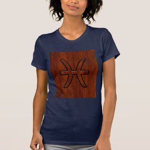T-shirt O zodíaco dos peixes assina dentro o estilo de