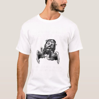 T-shirt O zombi Jesus morreu para seus pecados