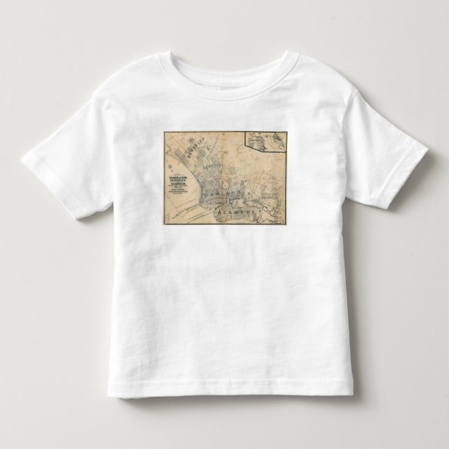T-shirt Oakland, Berkeley, Alameda (Frente)