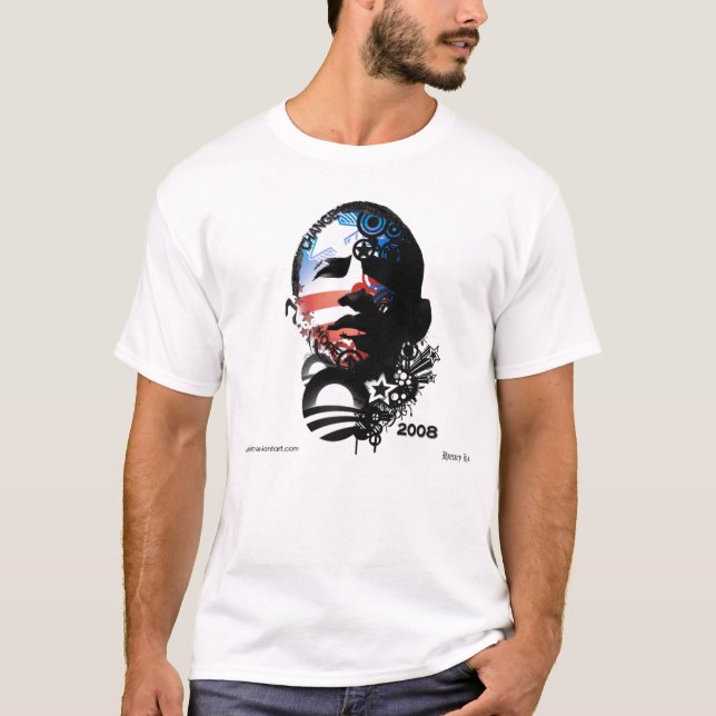 T-shirt Obama 08 (Frente)