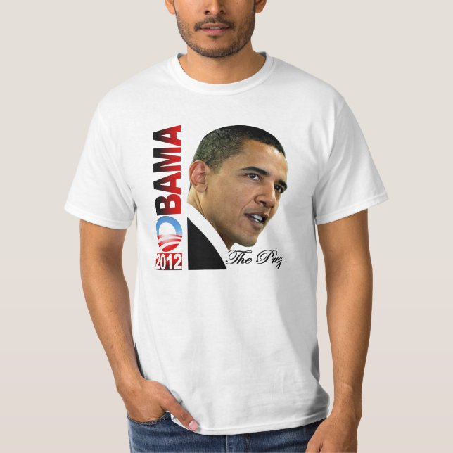 T-shirt Obama 2012 - O Prez (Frente)