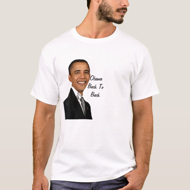 T-shirt Obama, 46º presidente dos EUA (Frente)