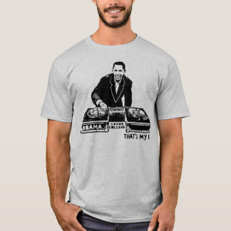 T-shirt OBAMA: Aquele é meu DJ