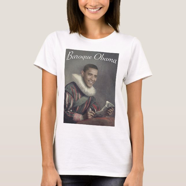 T-shirt Obama barroco (Frente)