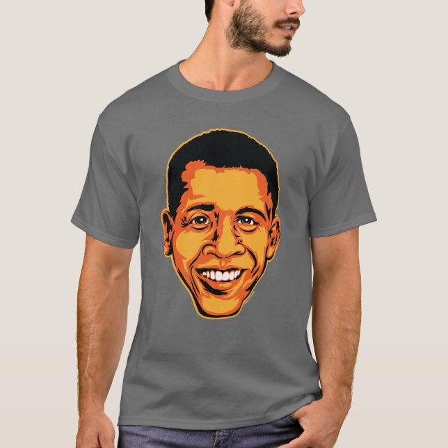 T-shirt Obama - cabeça presidencial (Frente)