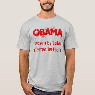T-shirt OBAMA, escolhido por SatanElected por tolos