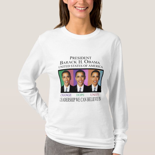 T-SHIRT OBAMA GANHA O ELECTIO! (Frente)
