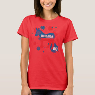 T-shirt Obama Paint