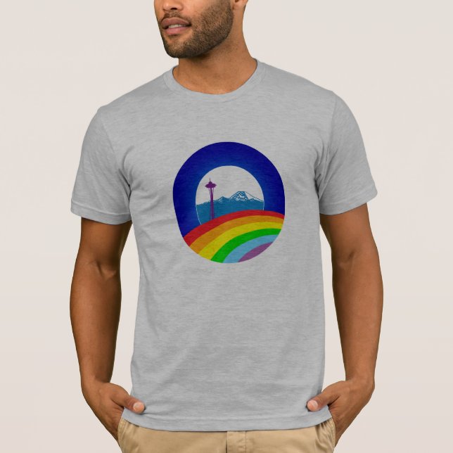 T-shirt Obama Pride, Ltd Edition Seattle Shirt, Cinza (Frente)