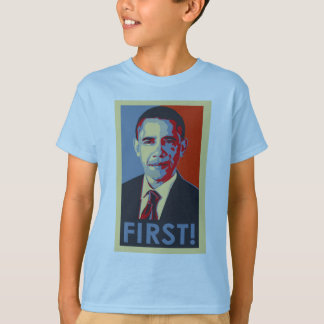 T-shirt Obama PRIMEIRAMENTE! O T do miúdo