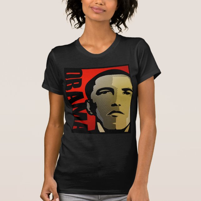 T-shirt Obama - sim nós podemos (Frente)