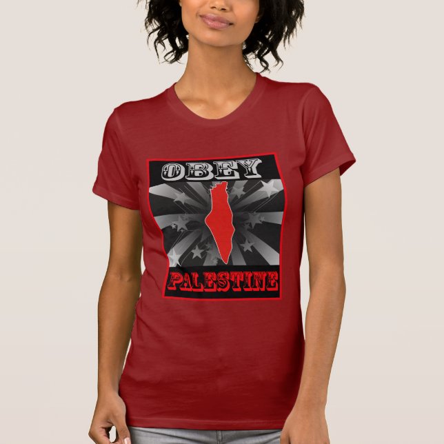 T-shirt Obedeça Palestina (Frente)