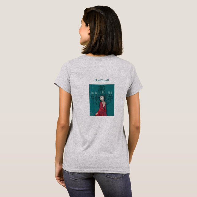 t-shirt objet_19_une femme_2 (Parte Traseira Completa)