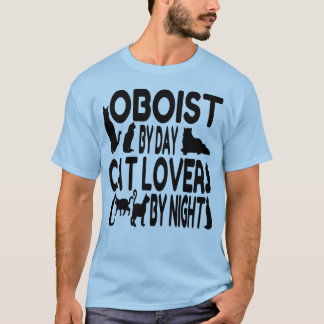 T-shirt Oboista do Cat Lover
