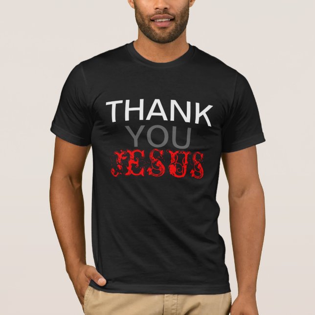 T-SHIRT OBRIGADO JESUS (Frente)