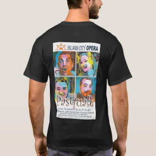 T-shirt Obscuridade do tshirt de Don Pasquale da ópera da