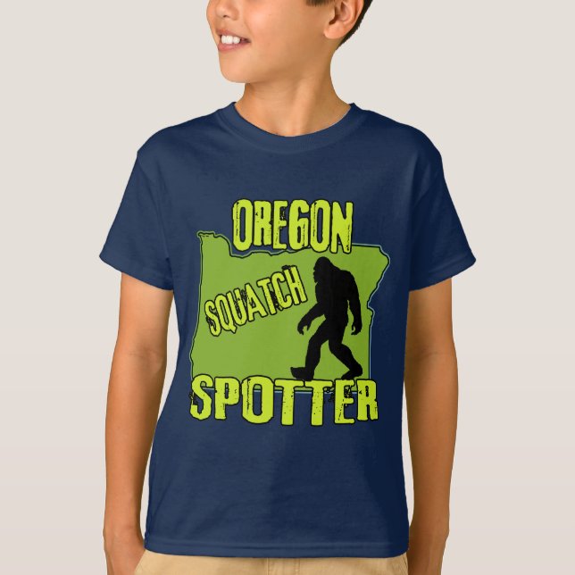 T-shirt Observador de Oregon Squatch (Frente)