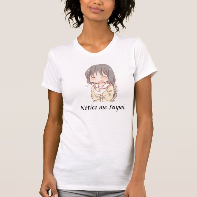 T-shirt Observe-me Senpai (Frente)