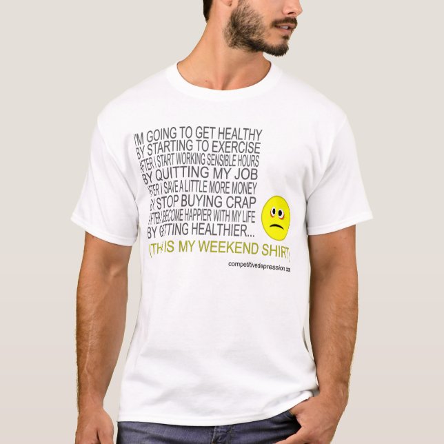 T-shirt Obtenha saudável (Frente)