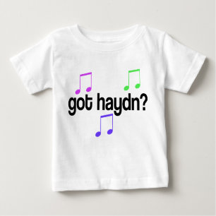 T-shirt obtido bonito do bebê de Haydn