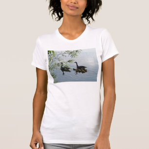T-shirt ocasional da colher das mulheres selvagens