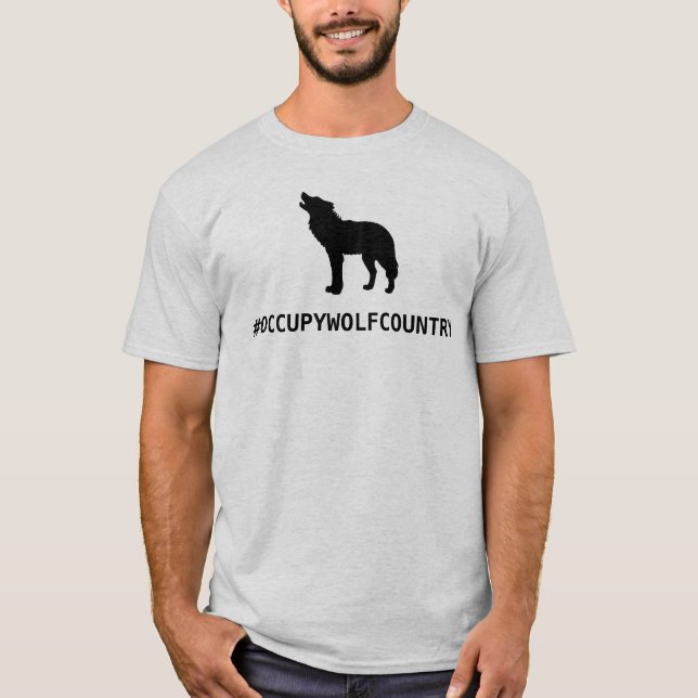 T-SHIRT #OCCUPYWOLFCOUNTRY (Frente)