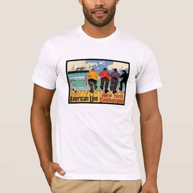 T-shirt Ocean LINER para Nova Iorque (Frente)