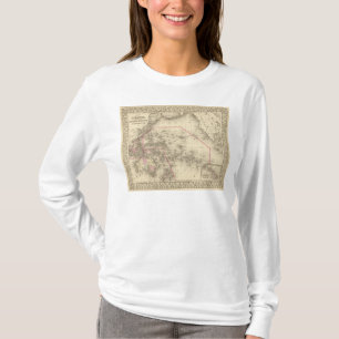 T-shirt Oceanica, ilhas de sanduíche
