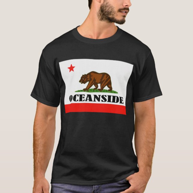 T-shirt Oceanside, Califórnia (Frente)