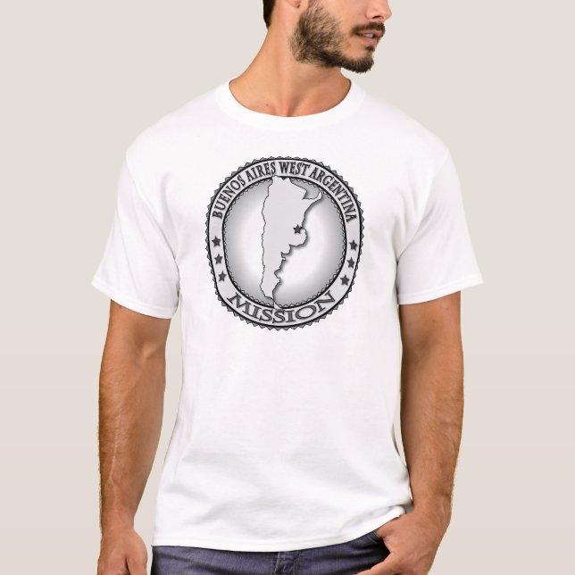 T-shirt ocidentais da missão de Buenos Aires (Frente)