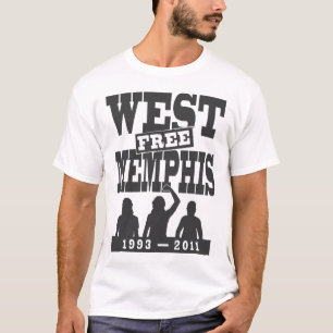 T-shirt ocidental de Memphis três