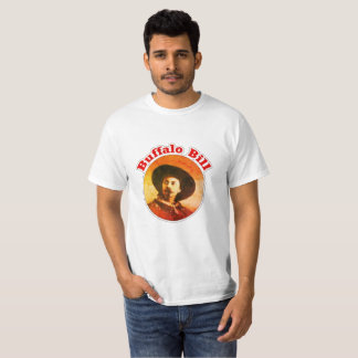 T-shirt ocidental selvagem de Buffalo Bill do